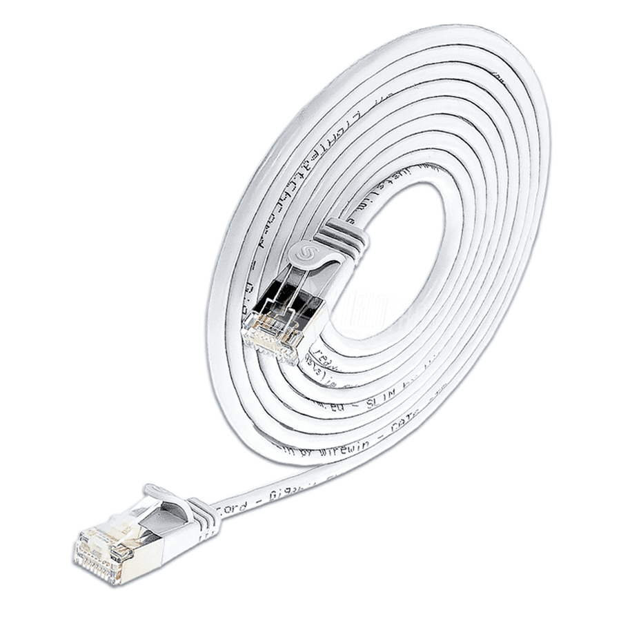 patchkabel CAT6 U/FTP 4p36 SLIM PVC wit RJ45  7,5m 3,8mm