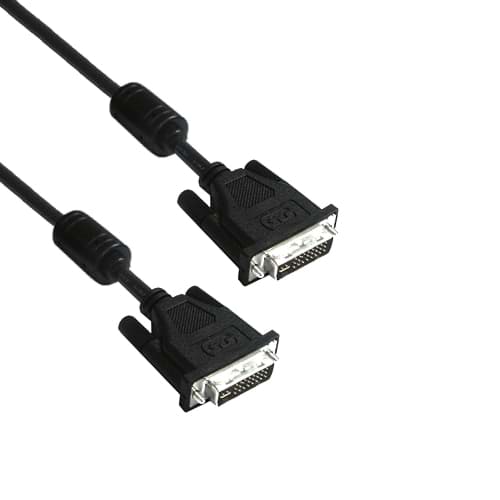 DVI kabel Duallink 24+5 male/male zwart HQ 3,0m