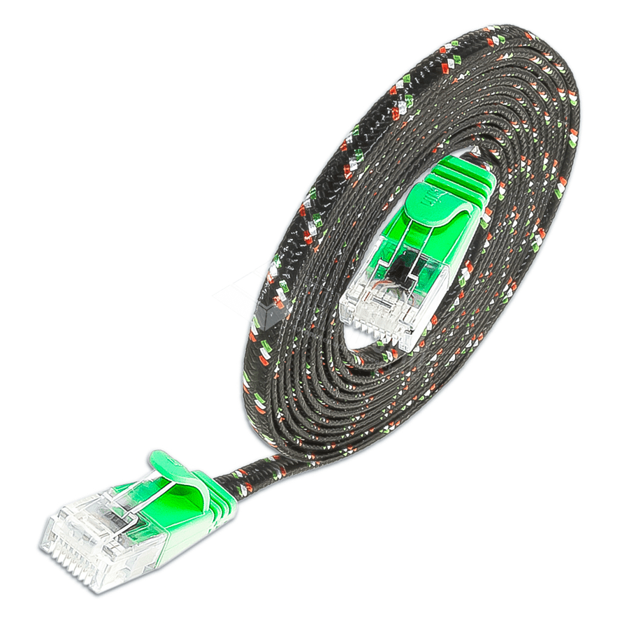 patchkabel CAT6 U/UTP 4p36 TOUGH nylon groen RJ45  5,0m