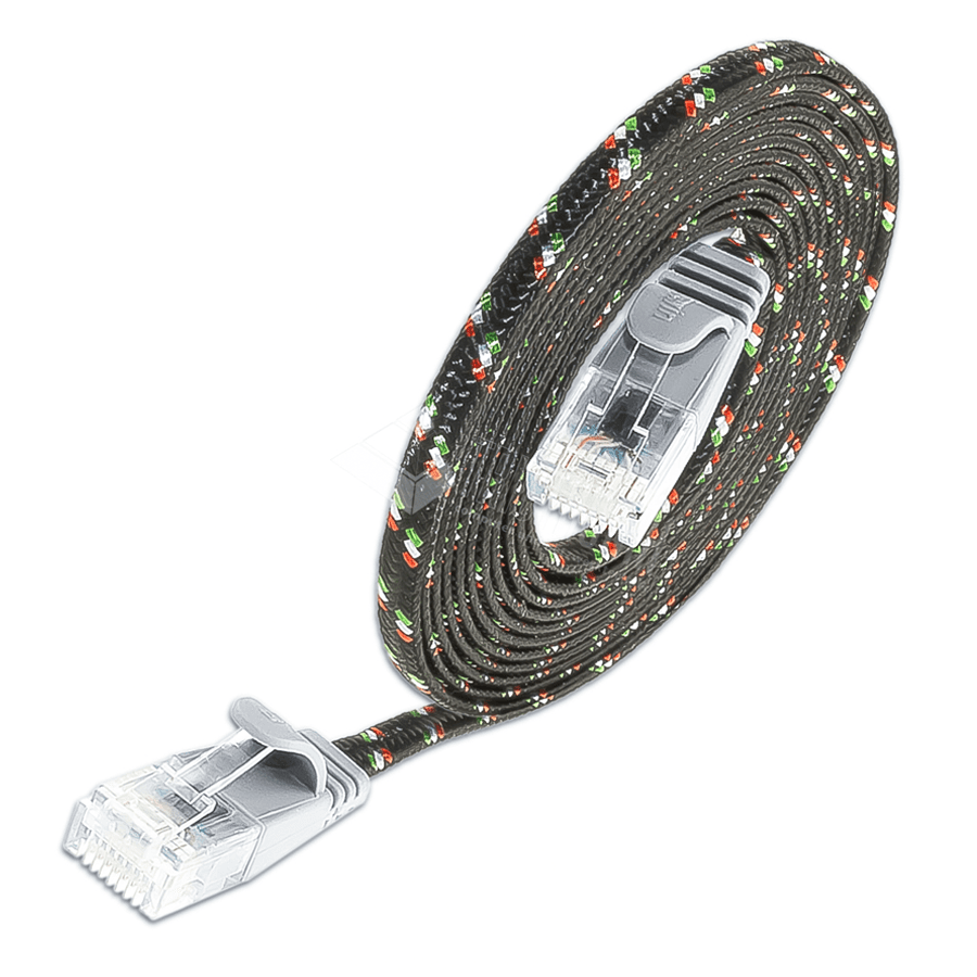 patchkabel CAT6 U/UTP 4p36 TOUGH nylon grijs RJ45  2,0m