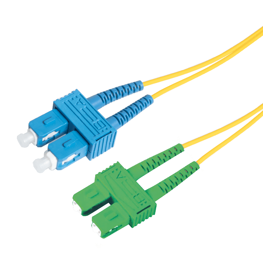 patchcord SingleMode Duplex SC-SCA  1.0m G652D Yellow d3mm Enhanced