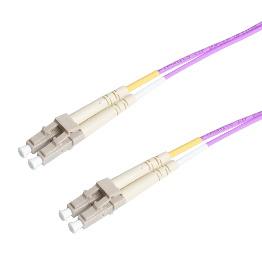 patchcord MultiMode Duplex LC-LC  2.0m OM4 Violet d2mm Enhanced