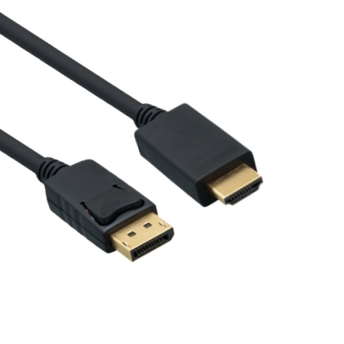 DisplayPort kabel to HDMI-A male zwart 2,0m