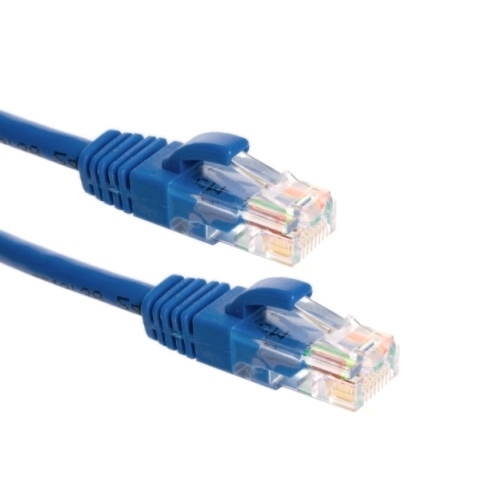 patchkabel CAT5E U/UTP 4P24 PVC snagless blauw RJ45  1.5m