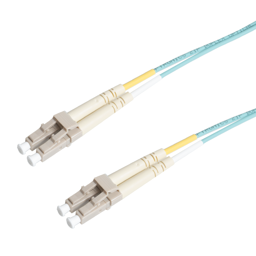 patchcord MultiMode Duplex LC-LC 25m OM4 Aqua d2mm Enhanced
