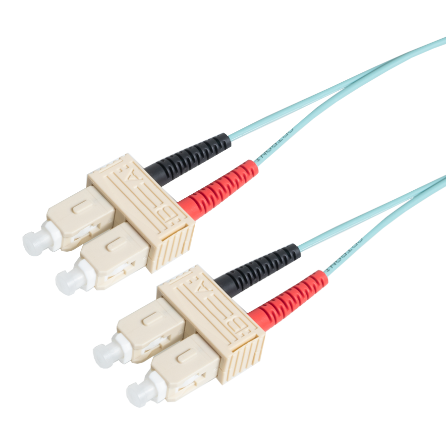 patchcord MultiMode Duplex SC-SC 20m OM4 Aqua d3mm Enhanced