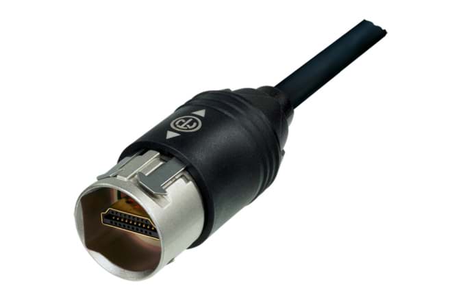 HDMI kabel Push-Pull IP65 2.0 4K 18Gbps Neutrik  1.0m