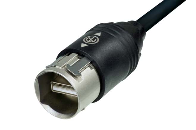 USB 2,0 kabel Neutrik USB-A-male > USB-A-male  3,0m IP65