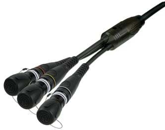 opticalCON QUAD-SPLIT kabel XTREME 12SM 200m op haspel HT582