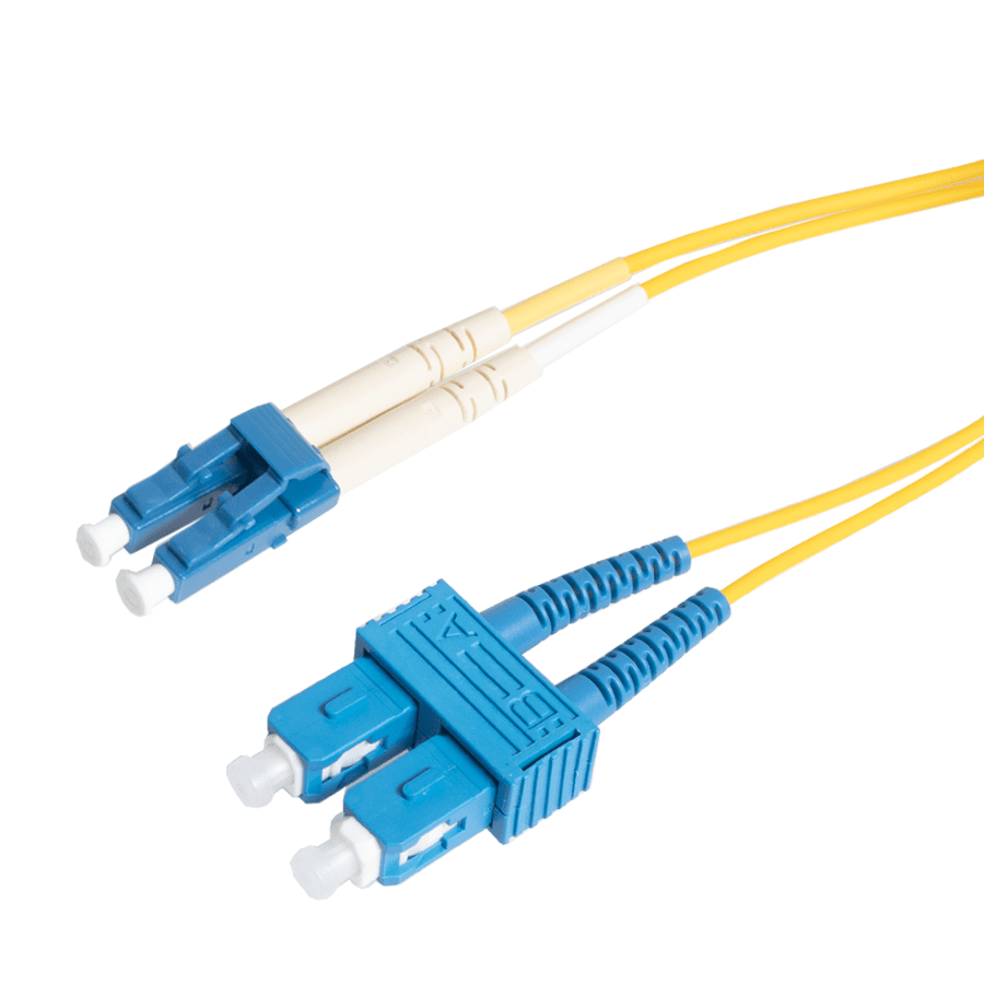 patchcord SingleMode Duplex LC-SC  2.0m G652D Yellow d2mm Enhanced
