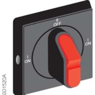 Hoofdschakelaar deurbedieningsknop IP65 voor OT16..125FT geel 3 locks