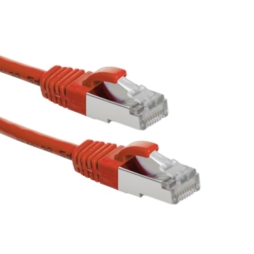 patchkabel CAT6A S/FTP 4P26 LSZH rood RJ45 snagless  1.5m