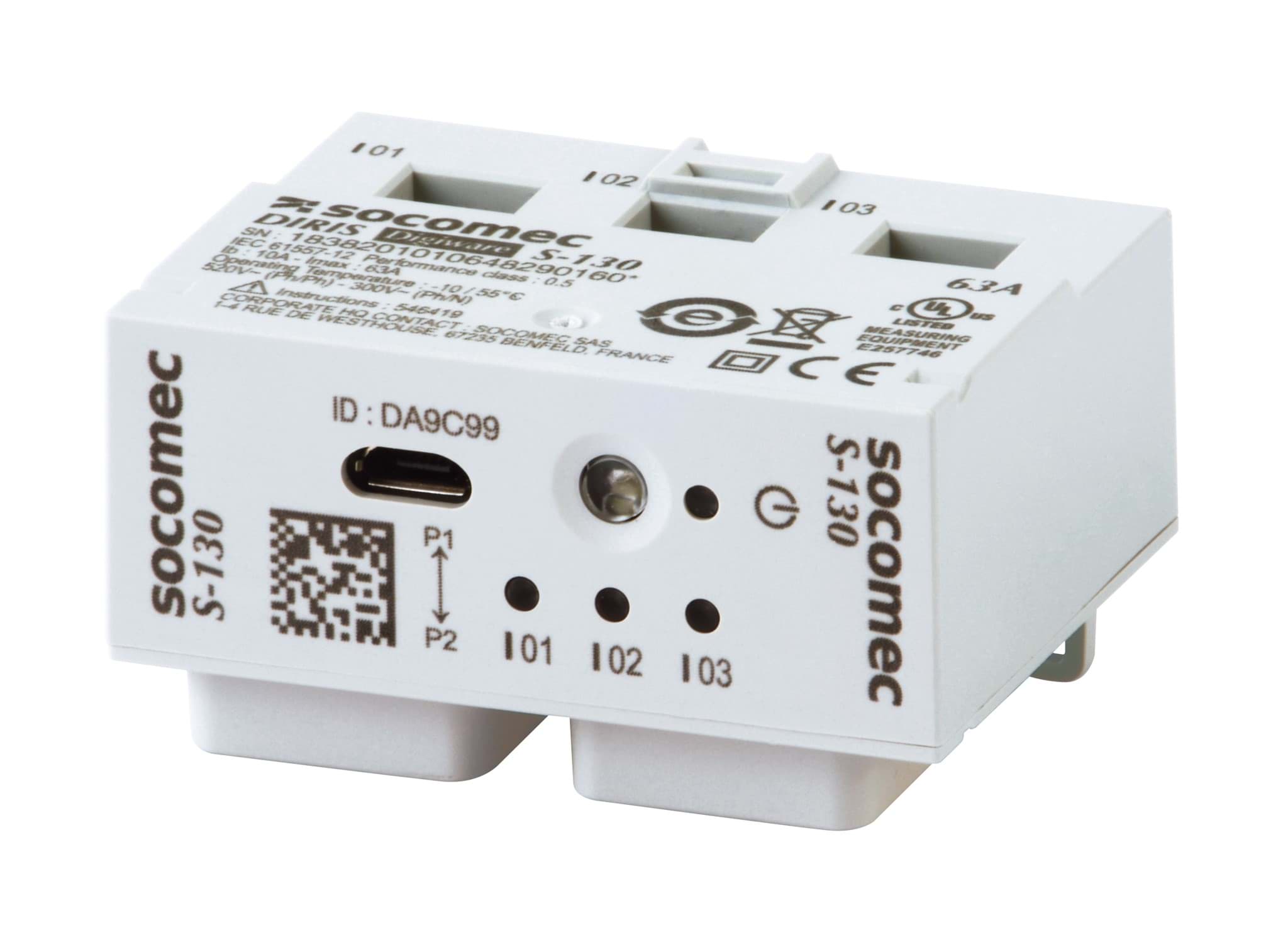 DIRIS Digiware S-135 3x Integrated current sensors