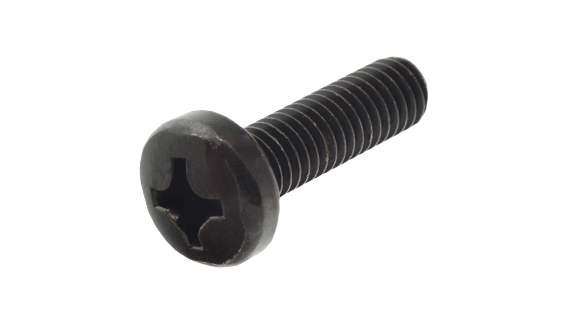 Bolcilinderschroef kruisgleuf staal zwart M 6 X 16 DS500
