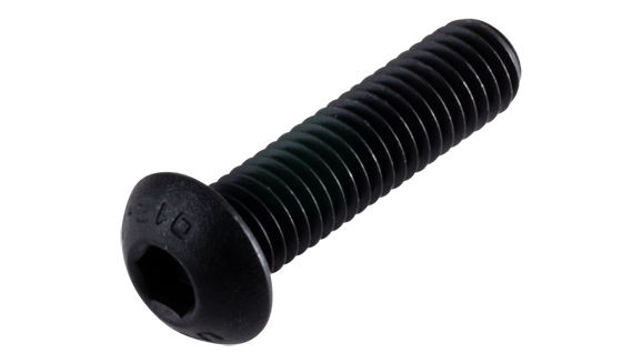 Bolcilinderschroef inbus staal zwart M 3 X 10
