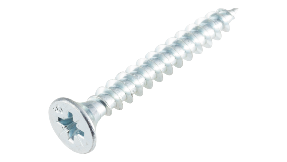Verzonken spaanplaatschroef kruisgleuf staal verzinkt 3 X 25 VG