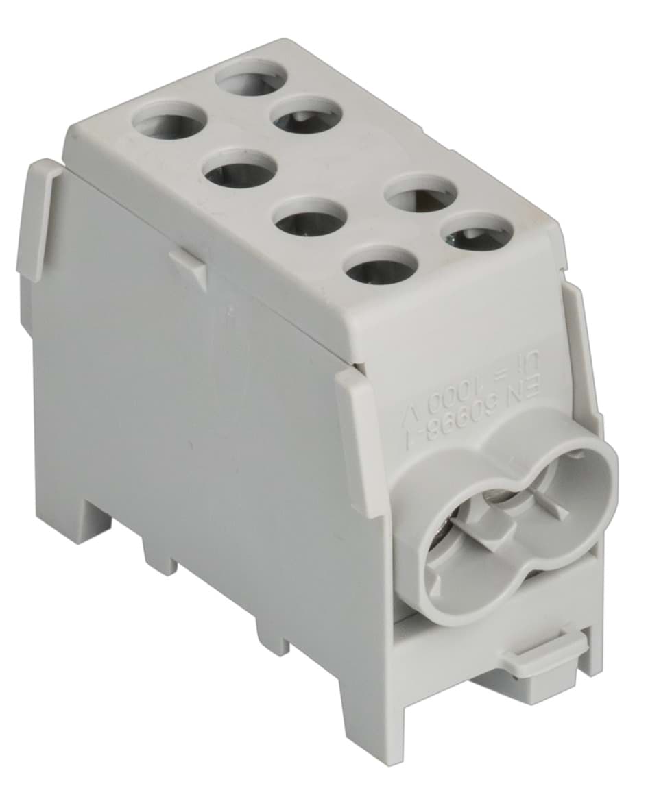 Verdeelblok 1F 2x25+2x16mm2 grijs