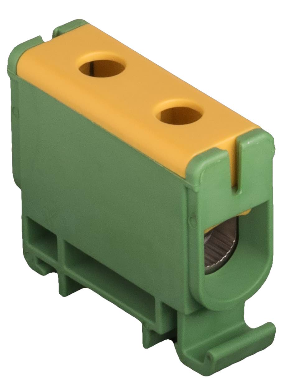 Verdeelblok 1F 2x2,5-50mm2 160A groen