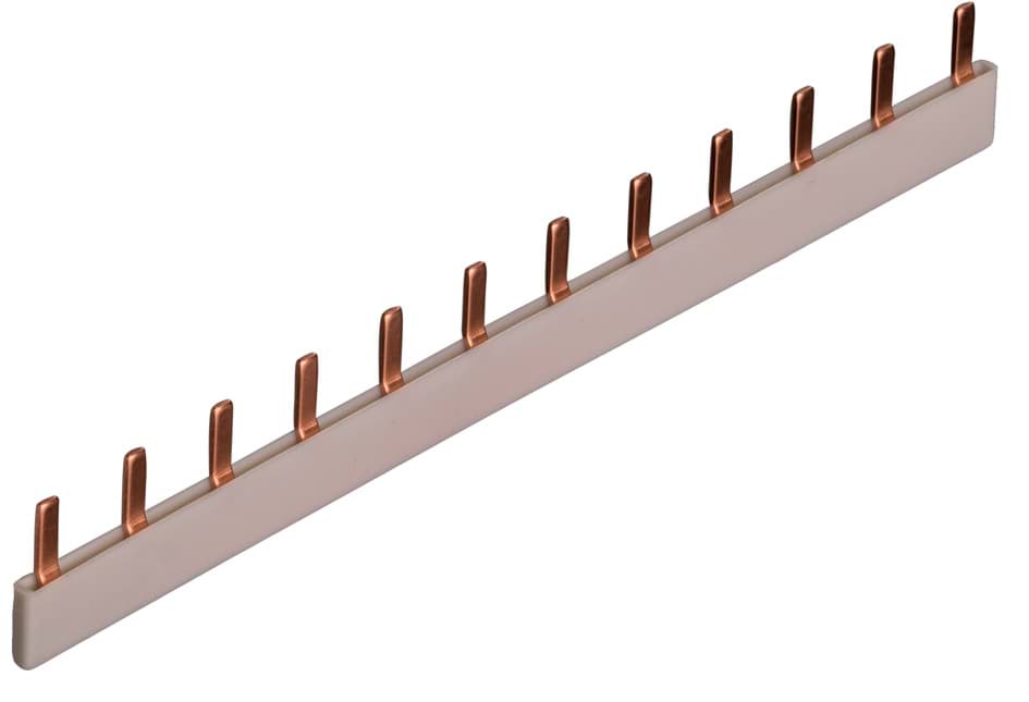 Doorverbindingsrail STIFT 1Fx12 17,8mm 10mm2 12 module gesloten