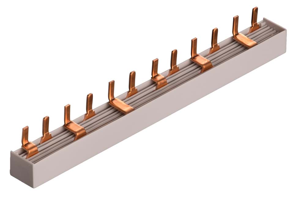 Doorverbindingsrail STIFT 3FNx6 17,8mm 16mm2 1N2N3N gesloten 12mod