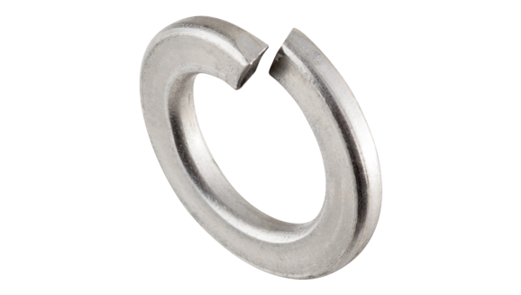 Veerring (enkel) RVS-A2 3,1