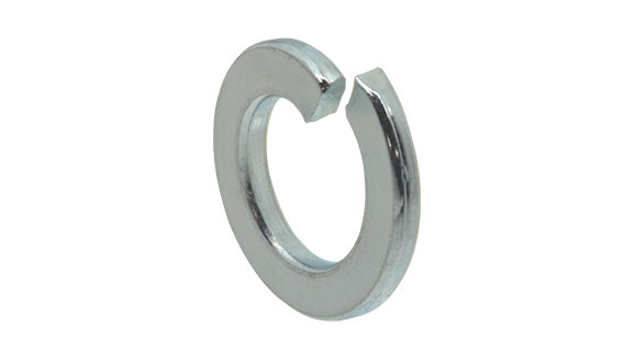 Veerring (enkel) staal verzinkt 4,1