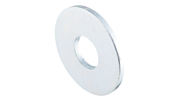 Vlakke sluitring groot staal verzinkt 8,4X24 (M8)