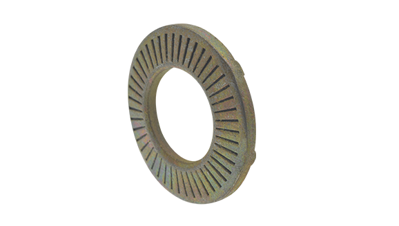 Vertande contactveerring staal verzinkt 8,2 X 16 X 1,4
