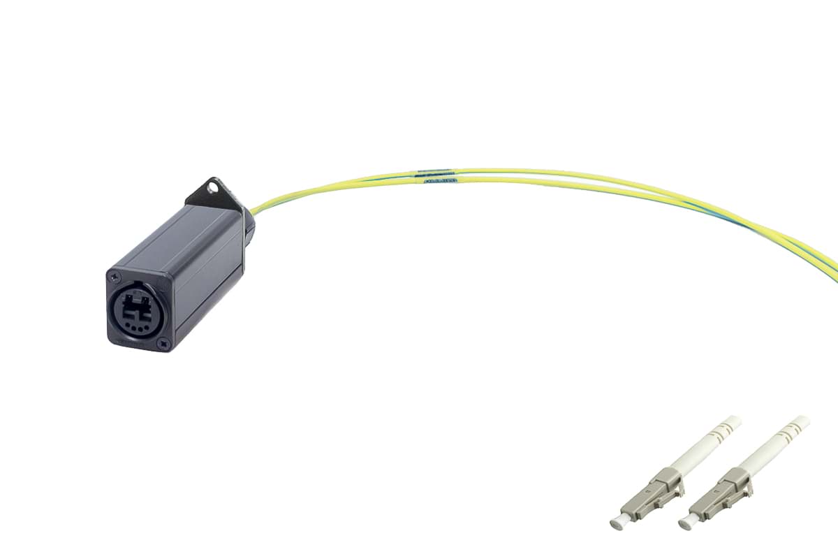 Fiber BreakOut opticalCON DUO > 2x 0.5m LC SingleMode