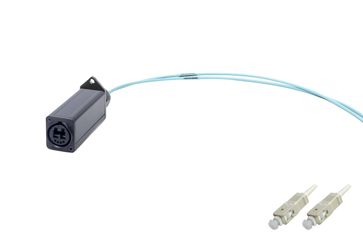Fiber BreakOut opticalCON DUO > 2x 0.5m SC MultiMode OM3