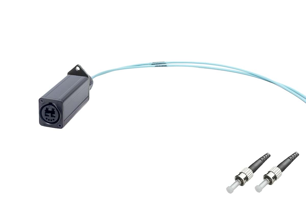 Fiber BreakOut opticalCON DUO > 2x 0.5m ST MultiMode OM3