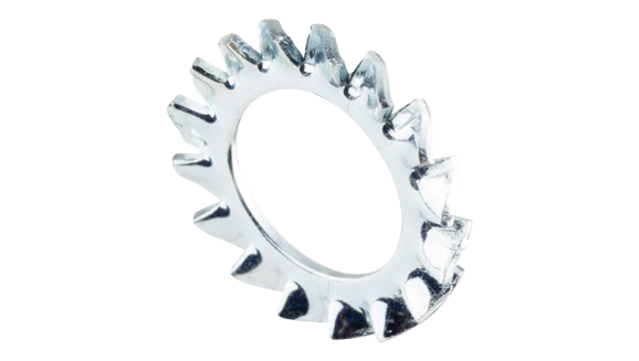 Tandveerring staal verzinkt 10,5 X 18