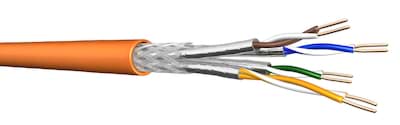 datakabel CAT7 S/FTP 600MHz 4PxAWG23 B2ca oranje UC900 Draka