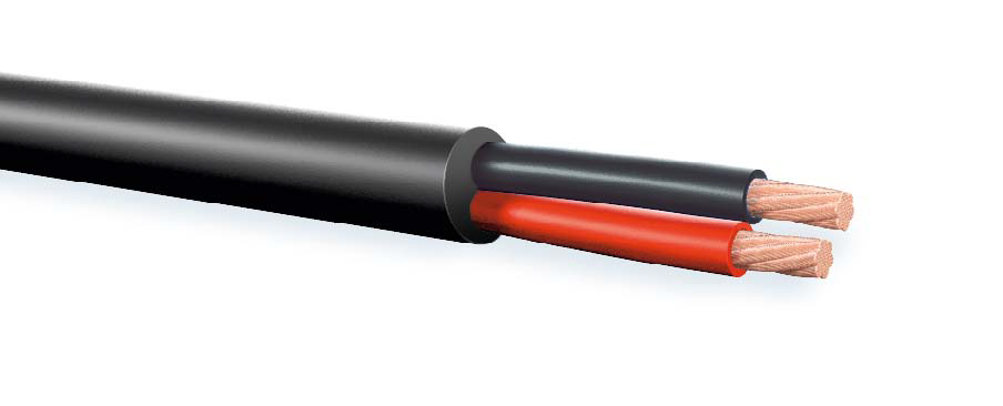 Luidsprekerkabel  2x2,5mm2 PVC-SOFT LSP-S zwart