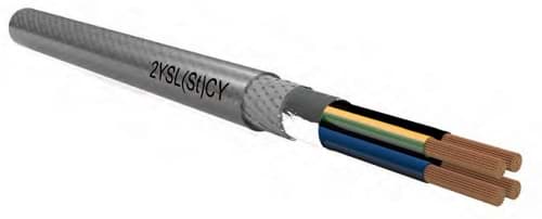 stuurstroomkabel 2YSLCY-JB 0.6/1kV 4x1.5mm2 transparant