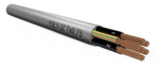 stuurstroomkabel YSLY  5x2.5mm2 JZ grijs