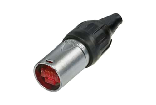 etherCON kabeldeel chromiuim TOP IP65 (exclusief RJ45 connector)