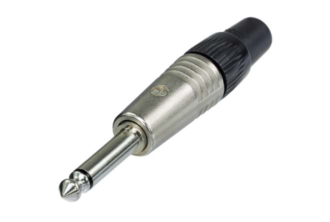 jack 6.3 profi steker 2-polig nikkel