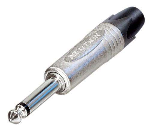 jack 6,3mm profi steker 2-polig nikkel nikkel
