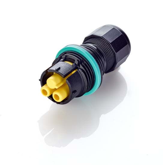 TEEPLUG TH384 kabeldeel 2p bus schroef 17,5A D7-12 IP68