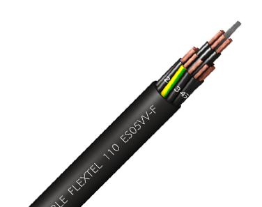 stuurstroomkabel ES05VV-F 12G1.0mm2 PVC Eca JZ zwart