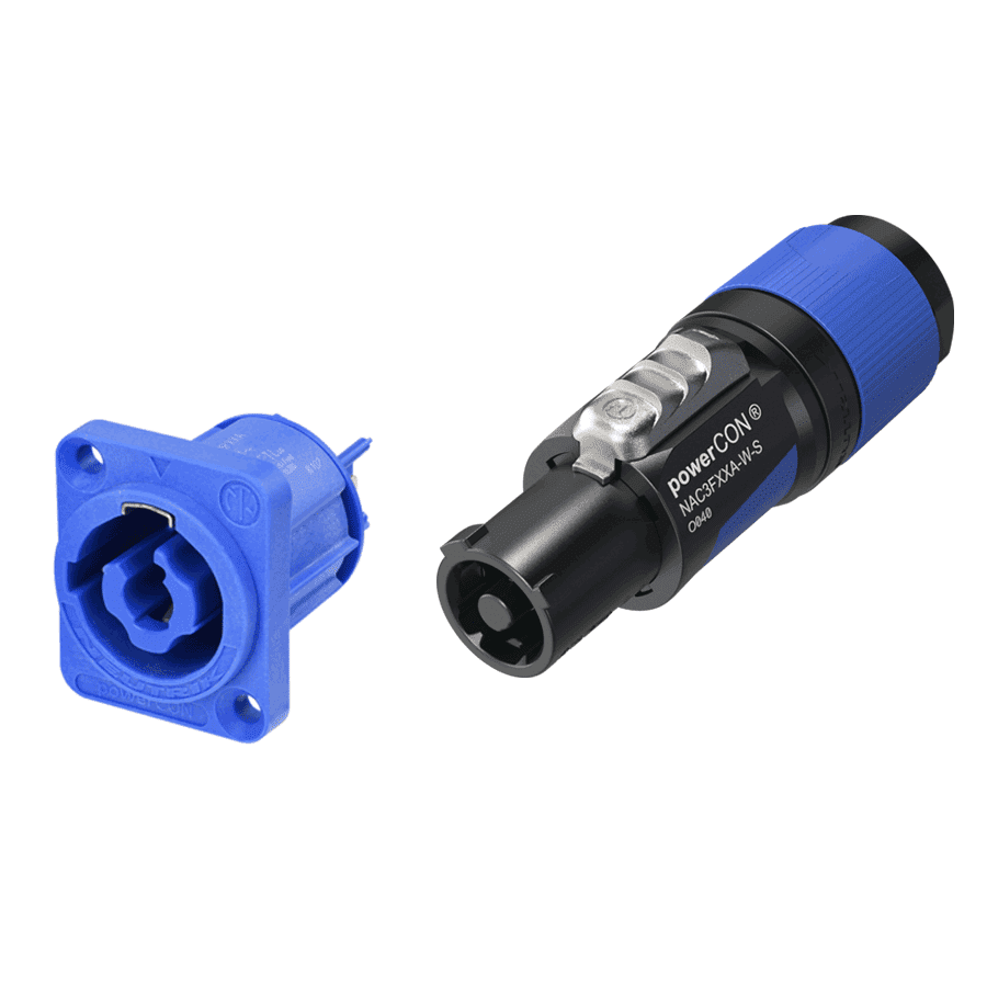 Neutrik powerCON XX blauw-grijs