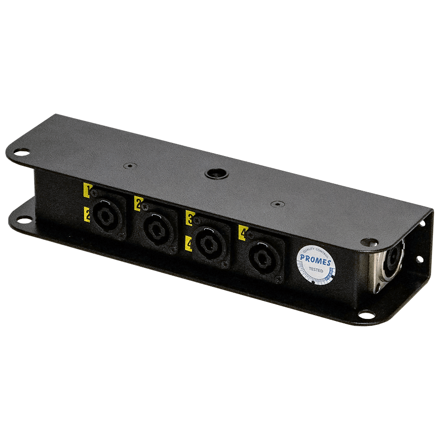 speakON splitter NL8>4NL4>NL8 [12-2-34-4] CSD-box Promes