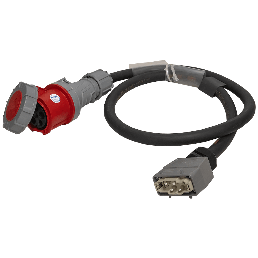 verloopkabel H07RNF 16mm2 Han K4/0 > CEE 5 pin 63A PCE  2,0m