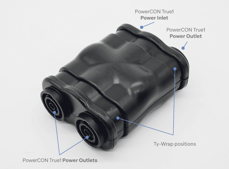 splitter powerCON TRUE1 Trelco IN > 3x OUT