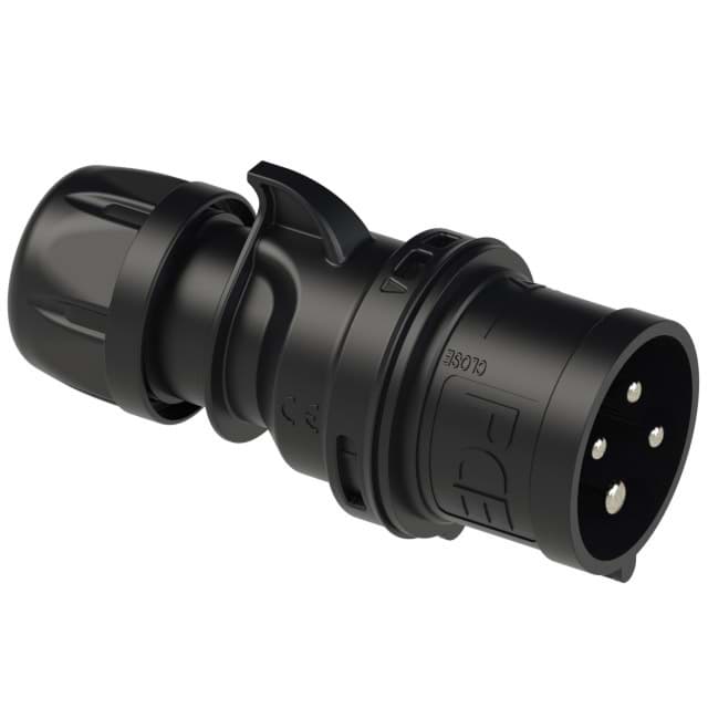CEE steker 4p  16A 110V 4h zwart IP44 PCE TURBO