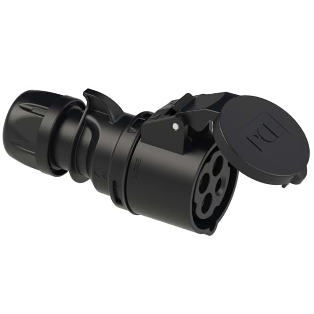 CEE koppeling 4p  16A 110V 4h zwart IP44 PCE