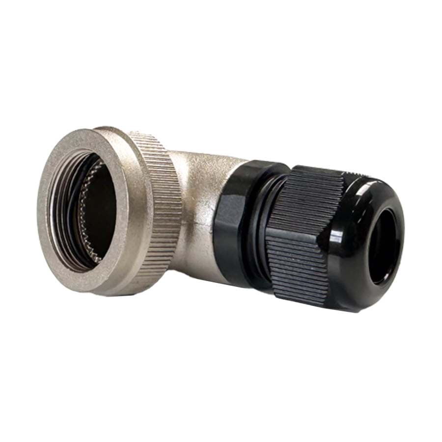 backshell T20 angled nickel d6-12