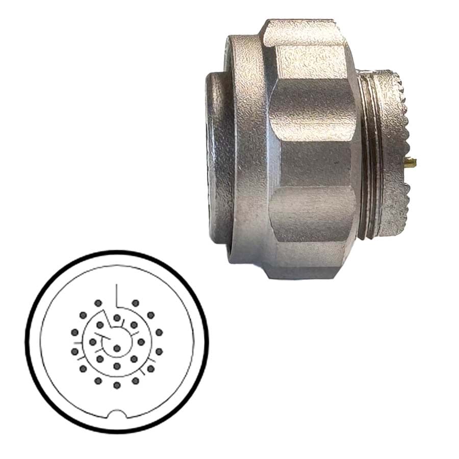body with nut 222P female nickel