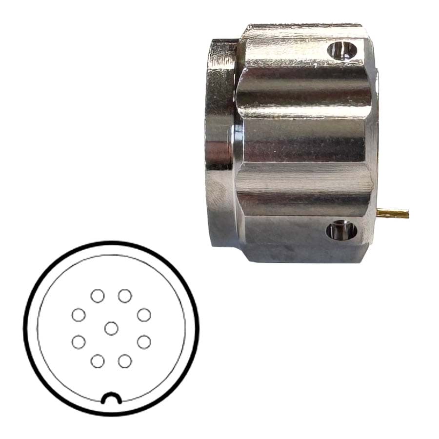 body with nut 29AE male nickel